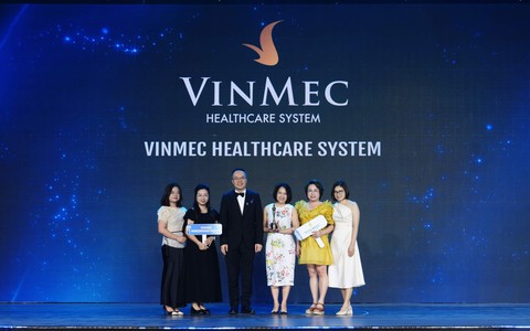 Vinmec “lập hat-trick” tại HR Asia Awards, khẳng định chiến lược lấy con người làm gốc