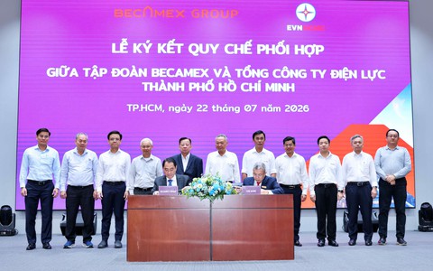EVNHCMC và Becamex ký kết quy chế phối hợp trong công tác vận hành, đầu tư phát triển lưới điện