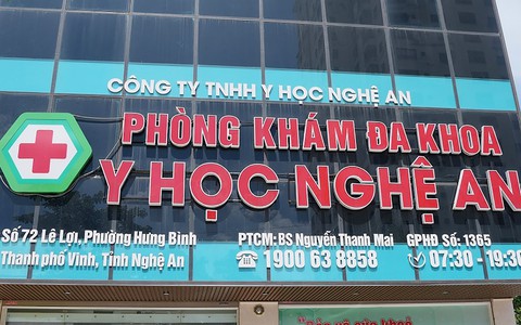 Sở Y tế Nghệ An thông tin về quá trình kiểm tra, xử lí phòng khám "vẽ bệnh" lừa khách hàng