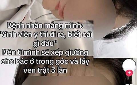 Trường Đại học Y Hà Nội sẽ kỷ luật sinh viên doạ lấy ven bệnh nhân trật 3 lần