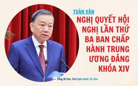 Toàn văn Nghị quyết Hội nghị lần thứ ba Ban Chấp hành Trung ương Đảng khóa XIV