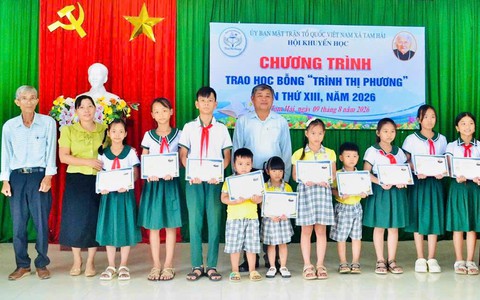 Hội Khuyến học xã Tam Hải (Đà Nẵng) 13 năm phát triển quỹ khuyến học Trình Thị Phương