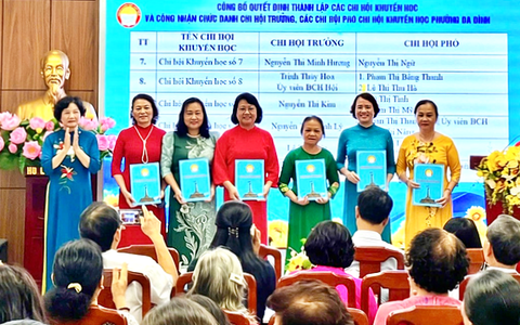 Hội Khuyến học phường Ba Đình kiện toàn tổ chức, củng cố bộ máy cơ sở