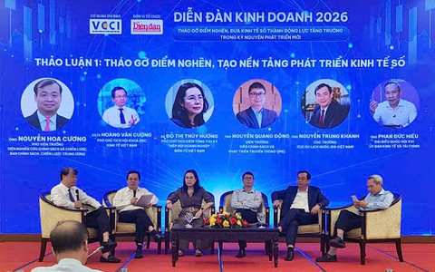 Diễn đàn kinh doanh 2026 tháo gỡ điểm nghẽn kinh tế số 