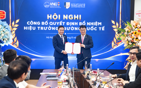 PGS.TS Nguyễn Anh Tuấn làm Hiệu trưởng Trường Quốc tế