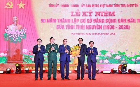 Thái Nguyên kỷ niệm 90 năm thành lập cơ sở Đảng Cộng sản đầu tiên