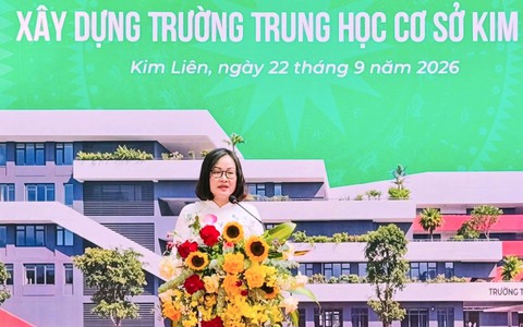 Khởi công thêm công trình trường học, nới rộng không gian giáo dục hiện đại cho học sinh Thủ đô