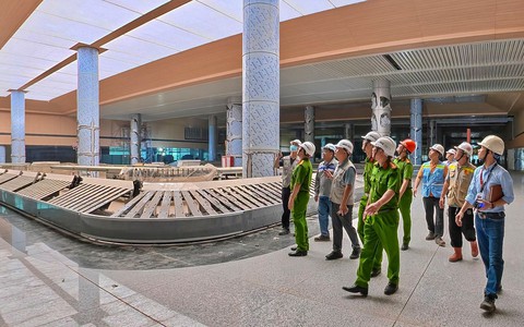 Toàn cảnh bên trong nhà ga sân bay Long Thành trước thời điểm vận hành thử nghiệm