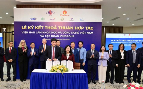Vingroup và Viện Hàn lâm Khoa học và Công nghệ Việt Nam hợp tác phát triển công nghệ mũi nhọn