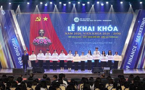 Trường Đại học Tài chính - Marketing khai khóa 2026: Tiếp nối tự hào – Khát vọng đổi mới – Kiến tạo tương lai