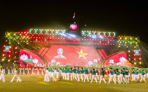 Khai mạc Đại hội Thể dục thể thao tỉnh Nghệ An lần thứ X