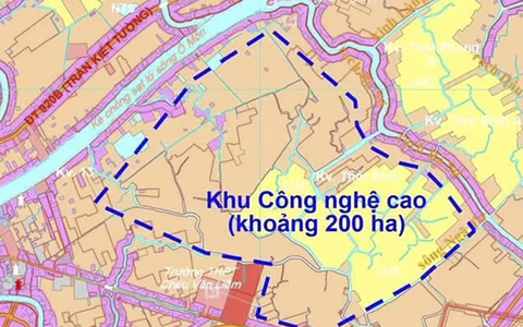 Đồng bằng sông Cửu Long lần đầu có khu công nghệ cao quy mô 200 ha