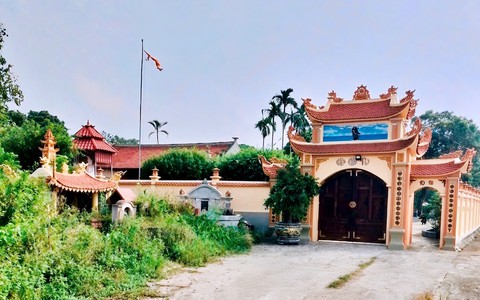 Chùa Quang Ốc, xã Bắc Lý - nơi Đại hội Đảng bộ thị xã Hưng Yên lần thứ Nhất