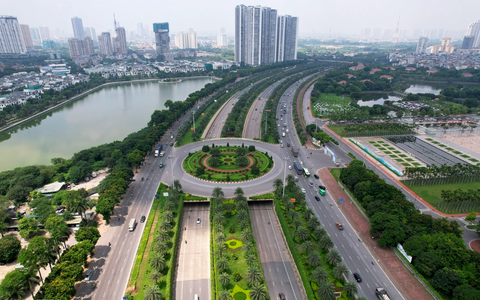 Hướng dẫn di chuyển khi Đại lộ Thăng Long sửa chữa trong 45 ngày