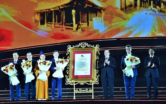 Quần thể Yên Tử, Vĩnh Nghiêm, Côn Sơn, Kiếp Bạc đón nhận danh hiệu Di sản văn hóa thế giới