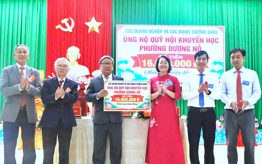 Đại hội đại biểu Hội Khuyến học phường Dương Nỗ (thành phố Huế) lần thứ I