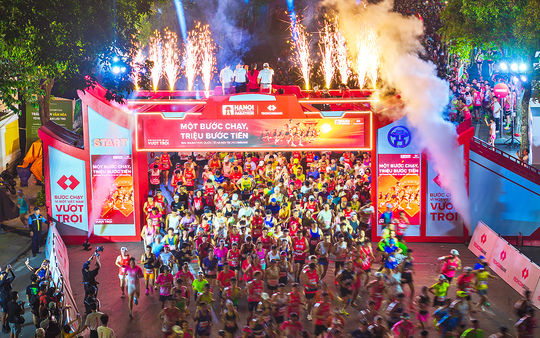 Hơn 14.500 vận động tham gia Giải Marathon Quốc tế Hà Nội Techcombank Mùa thứ 5