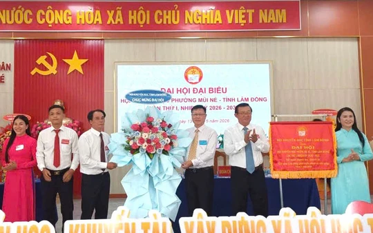 Hội Khuyến học phường Mũi Né (Lâm Đồng) tổ chức Đại hội đại biểu lần thứ I, nhiệm kỳ 2026-2031
