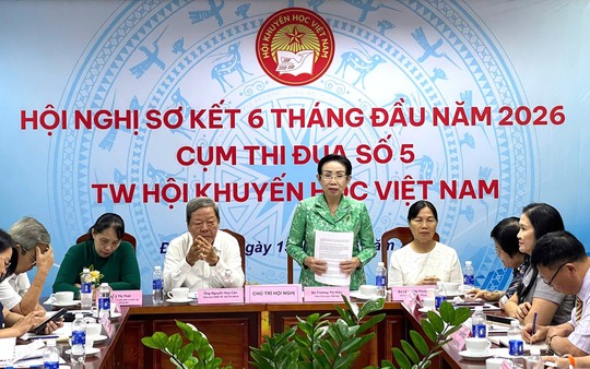 Khuyến học Cụm thi đua số 5 chủ động thích ứng mô hình mới, nâng cao chất lượng hoạt động
