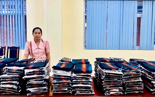 Khởi tố vụ án xâm phạm quyền tác giả, khởi tố bị can Hoàng Thị Bích Ngọc - In vải áo dài Đất Lành
