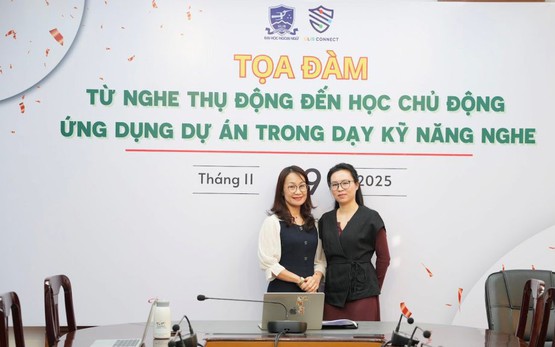 Trường Đại học Ngoại ngữ tổ chức tọa đàm chia sẻ kinh nghiệm, phương pháp dạy phát triển kỹ năng nghe