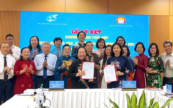 Hội Liên hiệp Phụ nữ Việt Nam và Hội Khuyến học Việt Nam ký kết chương trình phối hợp công tác khuyến học, khuyến tài