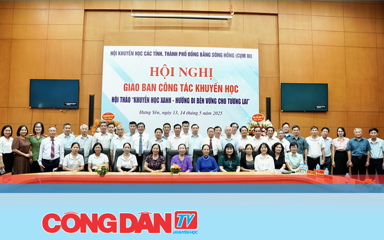 Hội nghị giao ban cụm thi đua khuyến học đồng bằng sông Hồng đẩy mạnh "Khuyến học xanh"