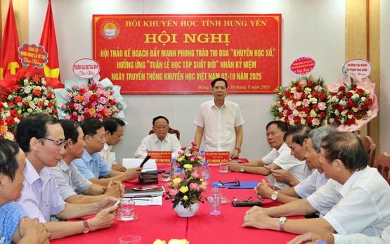 Hội Khuyến học tỉnh Hưng Yên phát động phong trào Khuyến học số, hưởng ứng Tuần lễ học tập suốt đời