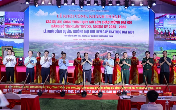 Dự khởi công một trường nội trú tại Thanh Hóa, Thủ tướng yêu cầu làm “bằng tất cả tấm lòng”
