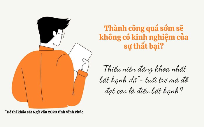 Vĩnh Phúc: Đề Văn khảo sát đề cập giá trị của thất bại